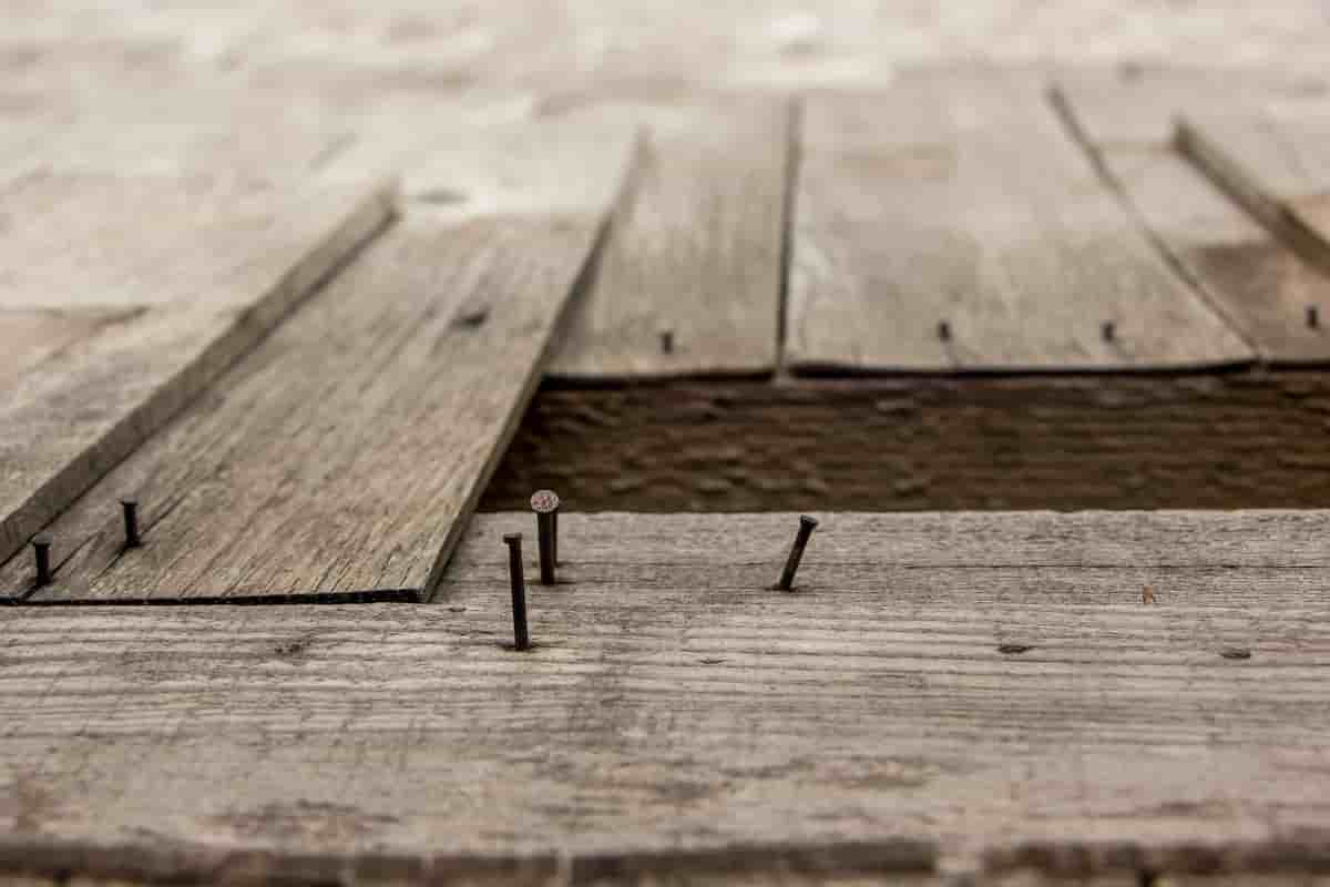 Deck board replacement on a Wheeler Lake boat dock near Decatur Alabama